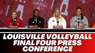 Louisville Volleyball NCAA Final Four Press Conference (12/18/24)