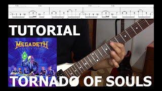 Como tocar Tornado of Souls-Megadeth en guitarra