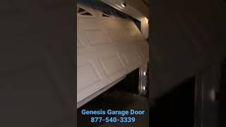 #doorofftrack repair garage door out of track