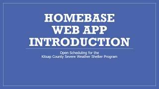 HOMEBASE  Web App Video