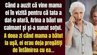 Când a auzit că vine mama în vizită, pe care a dat-o afara tatăl, au pus la cale un plan. Așa că...