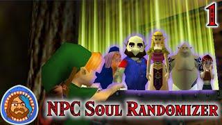 Every NPC Is Missing And Randomized Somewhere In Hyrule! | OoT x MM Randomizer Triforce Hunt Part 1