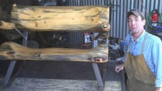 How-to Do-it-Yourself Log Furniture by Mitchell Dillman