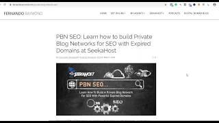 PBN SEO: How To Build Private A Blog Network for SEO Using PBN Hosting at SeekaHost