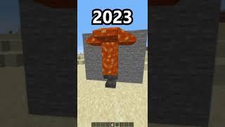 Minecraft vs Realistic  | 2023 vs 2050