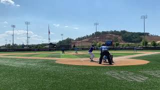 First at bat after a 2 month injury break base hit RBI at Lakepoint Sports Complex