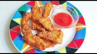 Crispy Chicken Strips || Chicken Tenders || Crunchy Chicken Finger || Crispy Fried Chicken