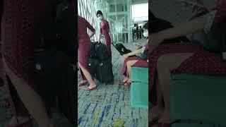 Pramugari Lion Air cantik - cantik Bandara SAMS Balikpapan // Cute & Beautiful