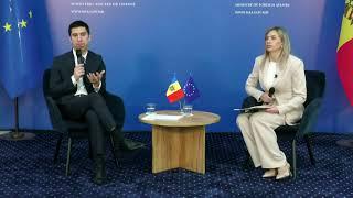 Club de presă cu vicepremierul și ministrul afacerilor externe al Republicii Moldova, Mihai Popșoi