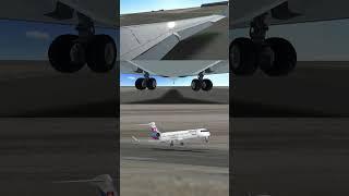Landing in real flight simulator #rfs #planespotting #landing #flightsimulator