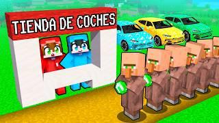 Abrí una TIENDA de COCHES en Minecraft