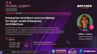 Enterprise Architect and ArchiMate for large scale Enterprise Architecture