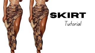 Easy Asoebi Dress/ Skirt cutting Tutorial. #wearlala #sewing #asoebistyles