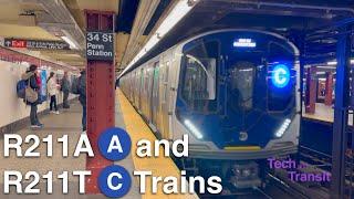 New R211 Subway Cars in service along the (A) and (C) lines