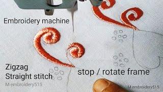 How to Different stitching for embroidery Machine embroidery industrial zigzag machine