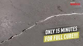 Repair Concrete Cracks in Only 15 Minutes with Watco QuickFloor Concrete Patch