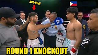  Boxing Filipino Latest Fight | Justin Viloria (Ph) Juan Centeno (Nicar) Round 1 KNOCKOUT