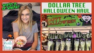 TRYING DOLLAR TREE HALLOWEEN PRODUCTS - WORTH IT OR WASTE?