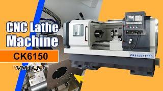 WMTCNC - CK6150 CNC Lathe Machine High Speed Machine Working