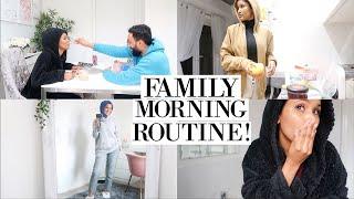 A RAW FAMILY MORNING ROUTINE WITH 2 KIDS!