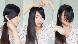 The Best Hair Hack  How to Cut Side Swept Bangs at Home