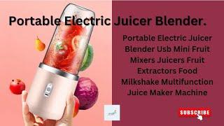 Best Portable Electric Juicer Mixer 6 Blende. #digimore24 #juicermixergrinder