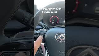 2024 LDV Delivery 9 service reset