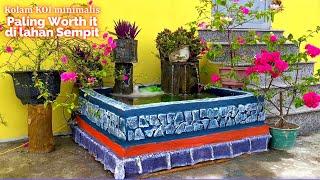 Build a Minimalist Koi Fish Pond in Narrow Land