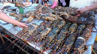 SO CHEAP LOBSTER! Amazing Night Market Street Seafood | Vietnam Street Food