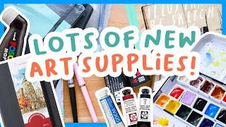 A Jacksons art supply haul! New sketchbooks, watercolour paints and pens 