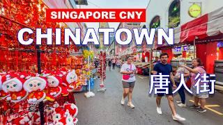 Newly Opened Chinese New Year Street Market at Chinatown Singapore | CNY Lights Up 2025