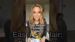 Easy hairstyle for long hair! Work to sports fast! #longhairhairstyle #momlife #hairstyles