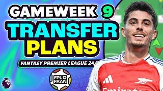 FPL GW9 MY TRANSFER PLANS! | Fantasy Premier League 2024/25