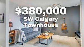 Tour a $380,000 Townhouse in SW Calgary! Home For Sale 2022!