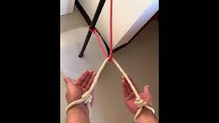 How to remove hands easily from rope . ↗️.