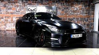 Nissan GTR Mat Satin Siyah VS. BMW i8 Mat Satin Flex Deep Red Chrome - GMG GARAGE