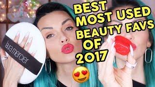 NEW * BEST MOST USED BEAUTY FAVORITES OF 2017