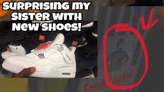 SURPRISING MY SISTER WITH NEW SNEAKERS FOR HER BIRTHDAY HeyOzzy! Vlog #5