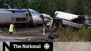 Derailed Amtrak train was going 80 km/h over speed limit