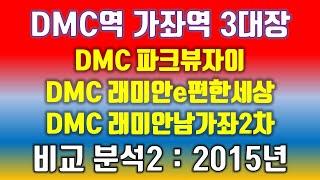 DMC파크뷰자이 DMC래미안e편한세상 DMC래미안남가좌2차 비교분석2 : 2015년