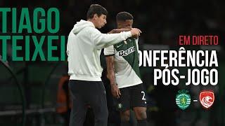  EM DIRETO | CONFERÊNCIA PÓS-JOGO | Sporting-Santa Clara