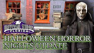 Halloween Horror Nights 32 Construction Update - Death Eaters in Diagon Alley, Stage in New York
