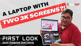 ASUS ZenBook Duo (2024) First Look | techENT