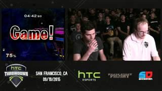 HTC Throwdown - Top 8 - Loser Quarters: COG MVG|Mew2King (Sheik) vs GC|Silent Wolf (Fox)