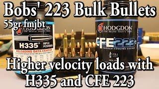 Bobs' 223 Bulk Bullets - higher velocity this time!