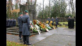 Volkstrauertag 2024 Jüdischer Friedhof Weißensee Kranzniederlegung