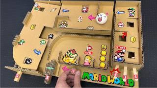 DIY Athletic Maze – How to Make a Cardboard Obstacle Course. Super Mario.