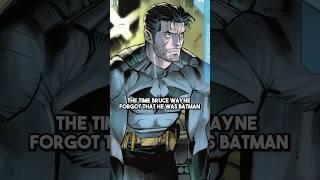 Bruce Wayne Forgets He’s BATMAN