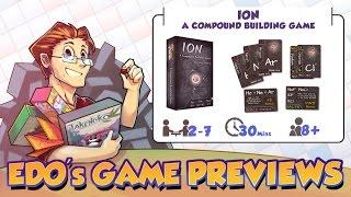Edo's Ion: A Compound Building Game Review (KS Preview)