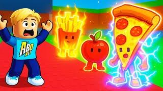 100 لاعب ولكن  ( ماب Steal Food بيتزا ضد بطاطس  ) مين اقوي اكل   Roblox  !!